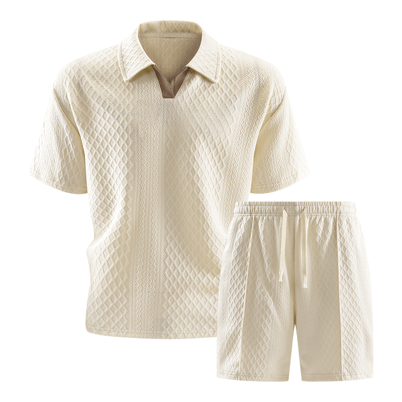 2026年夏100kgメンズスーツ無地ワッフルラペルスリムフ - Men'S Fashion Formal のレビューと価格