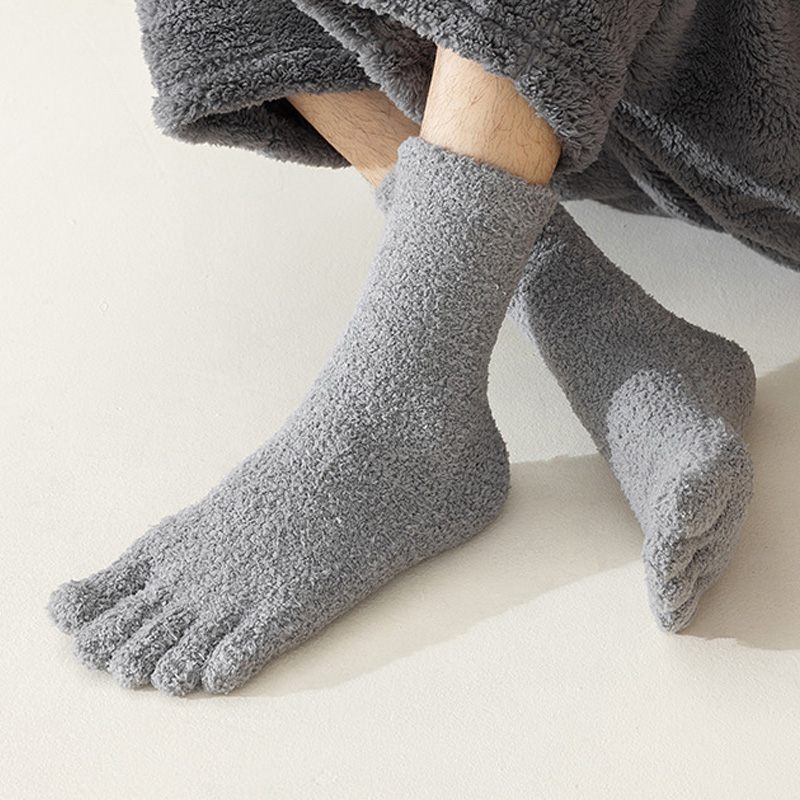1/5足組 メンズ サーマル つま先ソックス 冬 厚手 保温 - Socks Ankle Men のレビューと価格