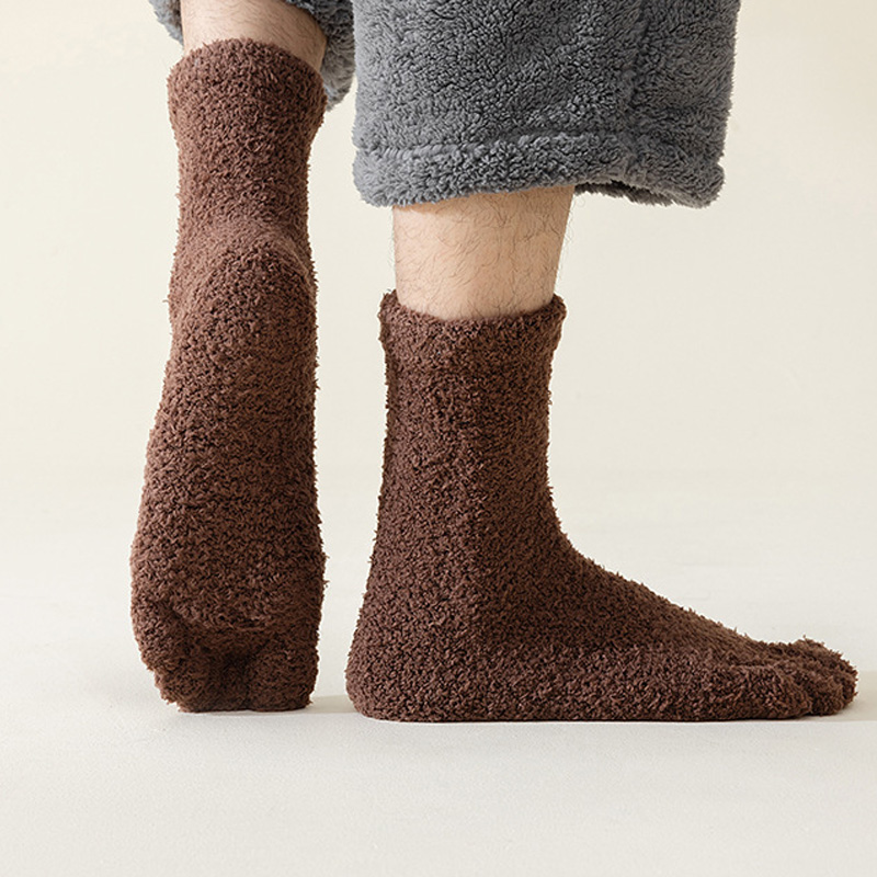 1/5足組 メンズ サーマル つま先ソックス 冬 厚手 保温 - Socks Ankle Men のレビューと価格