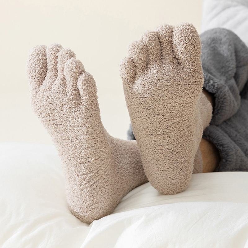 1/5足組 メンズ サーマル つま先ソックス 冬 厚手 保温 - Socks Ankle Men のレビューと価格