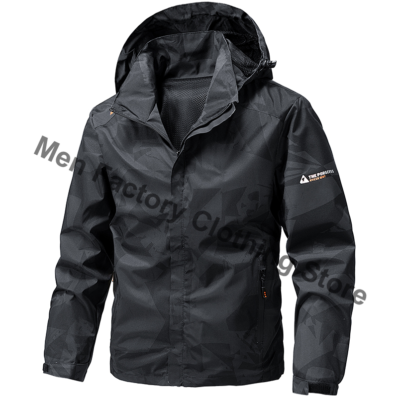 ソフトシェル アウトドアジャケット メンズ ジップアップ フ - Windbreaker Men Zip のレビューと価格