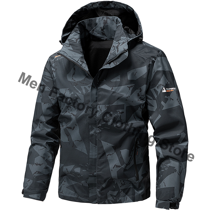 ソフトシェル アウトドアジャケット メンズ ジップアップ フ - Windbreaker Men Zip のレビューと価格